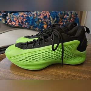 Anthony Edwards 1 Adidas Men's Size 7.5 Basketball Shoes Lucid Lime